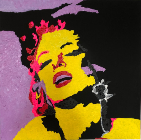 100 x 100 cm Acryl auf Leinwand