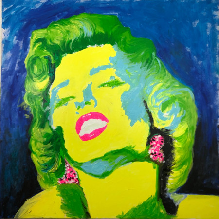 100 x 100 cm Acryl auf Leinwand