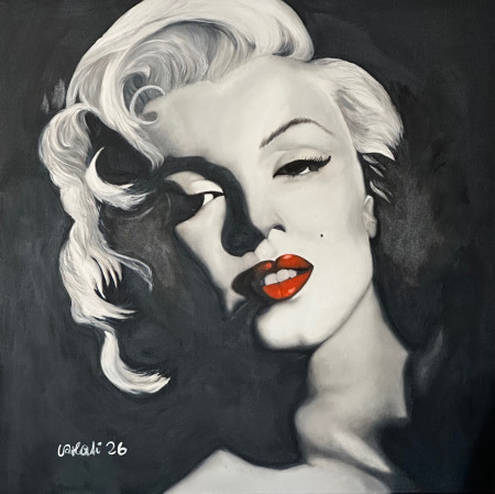 Black Marilyn, 100 x 100 cm, € 4.000,--