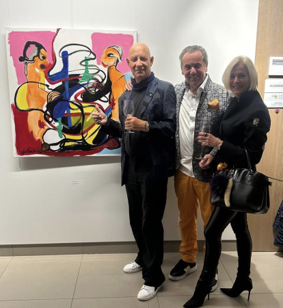 Großmeister der "Pop-Art", Hannes Rossbacher zu Besuch in der Hofgalerie